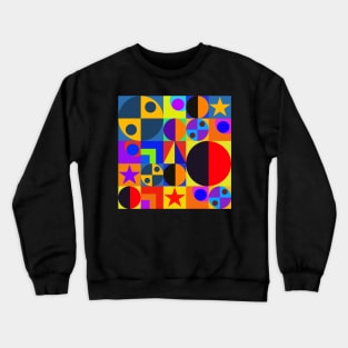 Neo geo abstract design Crewneck Sweatshirt